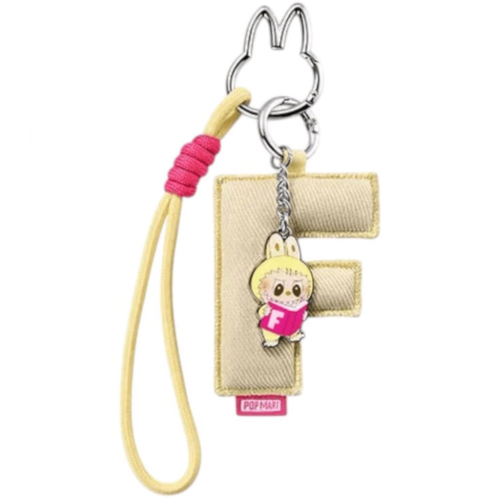 F x THE MONSTERS LABUBU Pin for Love Series- Letter F Pendant - Sealed